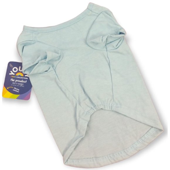 YOULY Dog Shirt Small Blue Lightweight Proud Pup - Picture 3 of 5